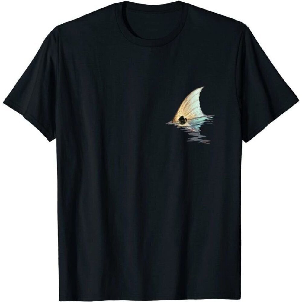 Tailing Redfish Red Drum Fishing Outdoor Sport Graphic T-Shirt . - Picture 1 of 4